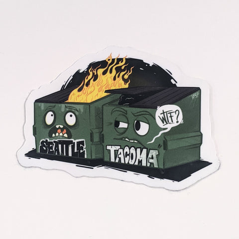 Seattle Dumpster Fire Sticker