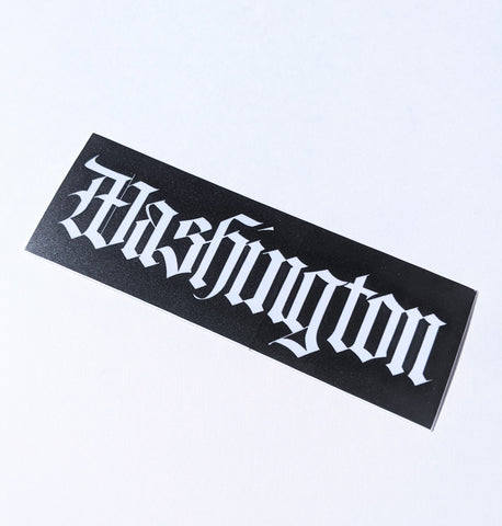 Washington Old English Sticker